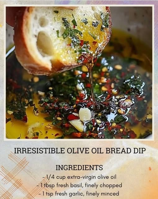 Irresistible Olive Oil Bread Dip