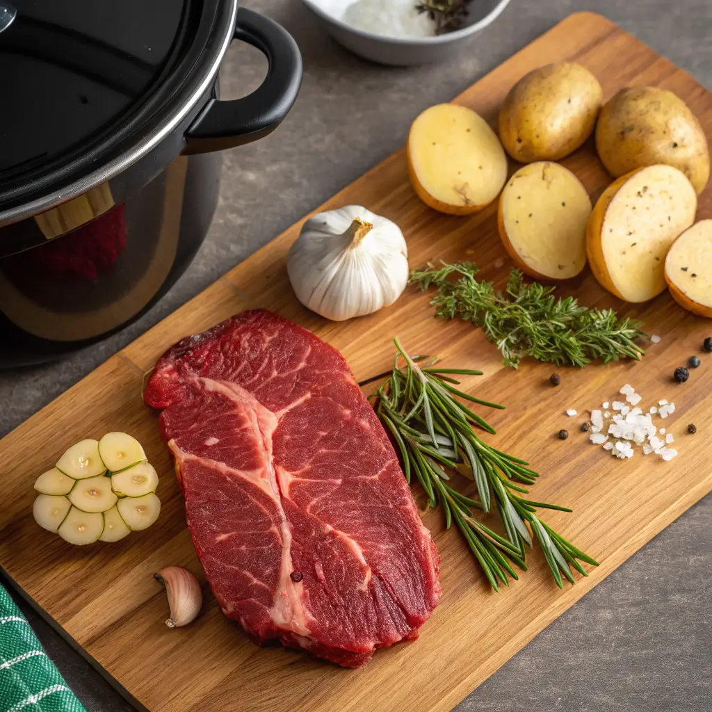 crockpot steak and potatoes ingredients